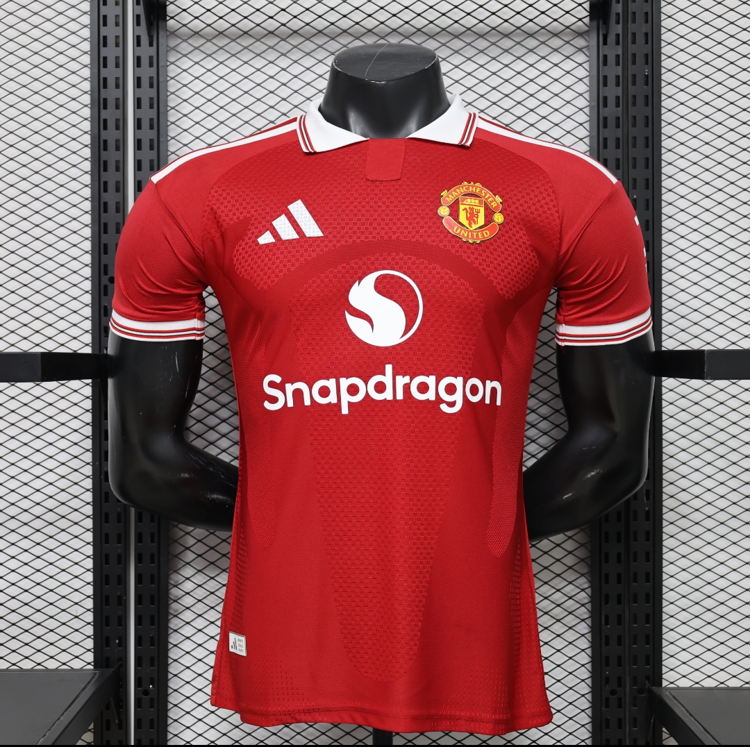 26-27 Manchester United home football jersey player version