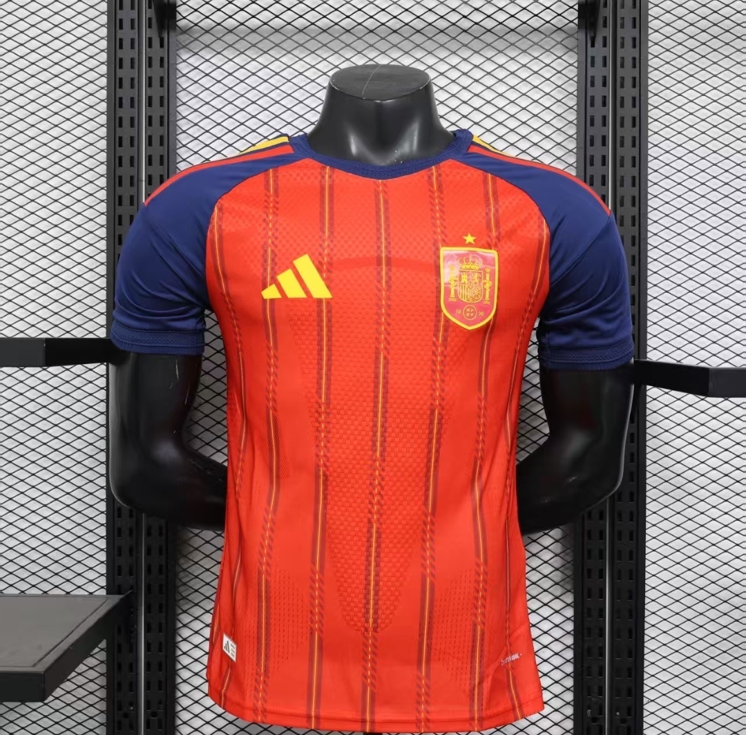 2026 Spain Home Kit Soccer World Cup Player Version