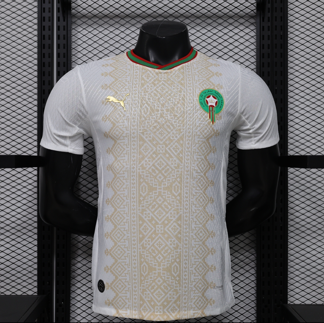 2026 World Cup Morocco Mens Away Kit Football Player Version