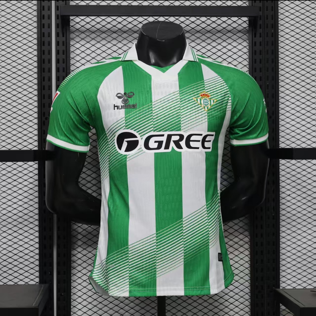 26-27 Real Betis Mens Home Kit Soccer Player Version T-Shirt