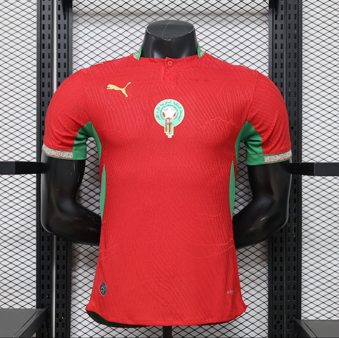 2026 World Cup Morocco Home Soccer Shirt Player Version