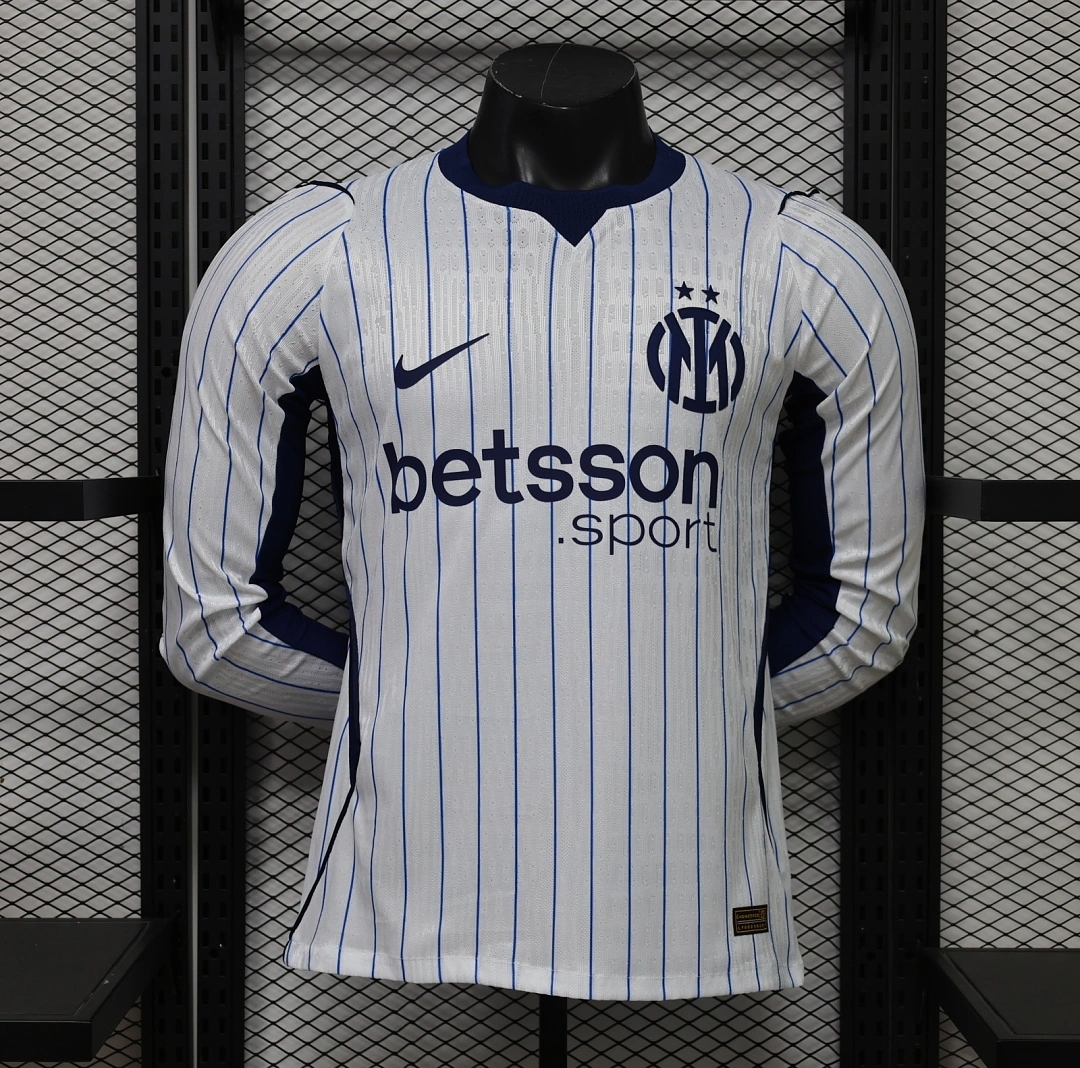 Inter Milan Authentic Football Jersey Away Long Sleeve Shirt 2026/27