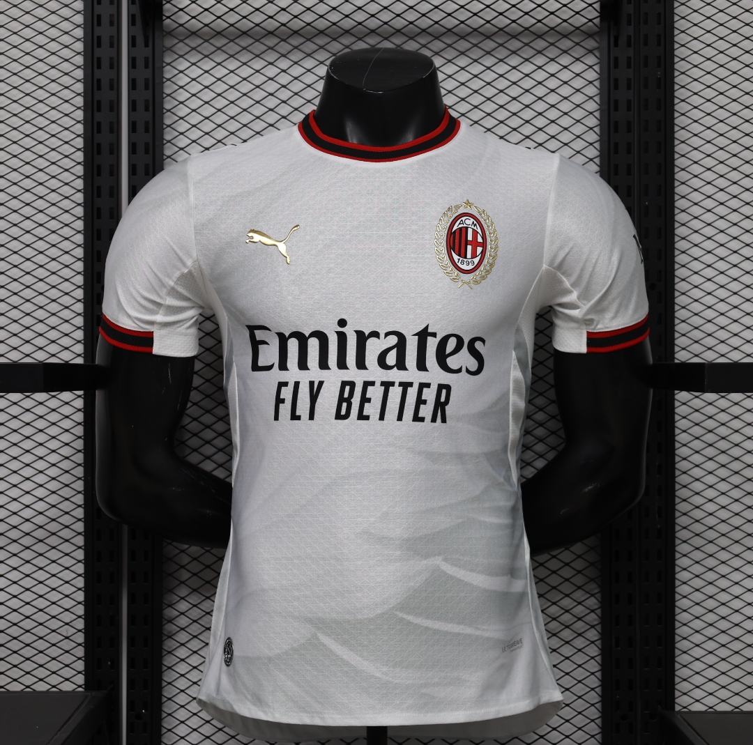 26-27 AC Milan Mens Away Kit Player Version Football T-Shirt